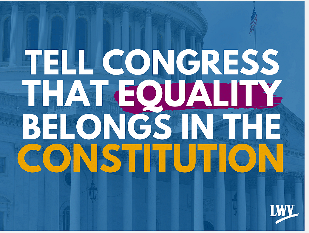 Equality Belongs in the Constitution  action