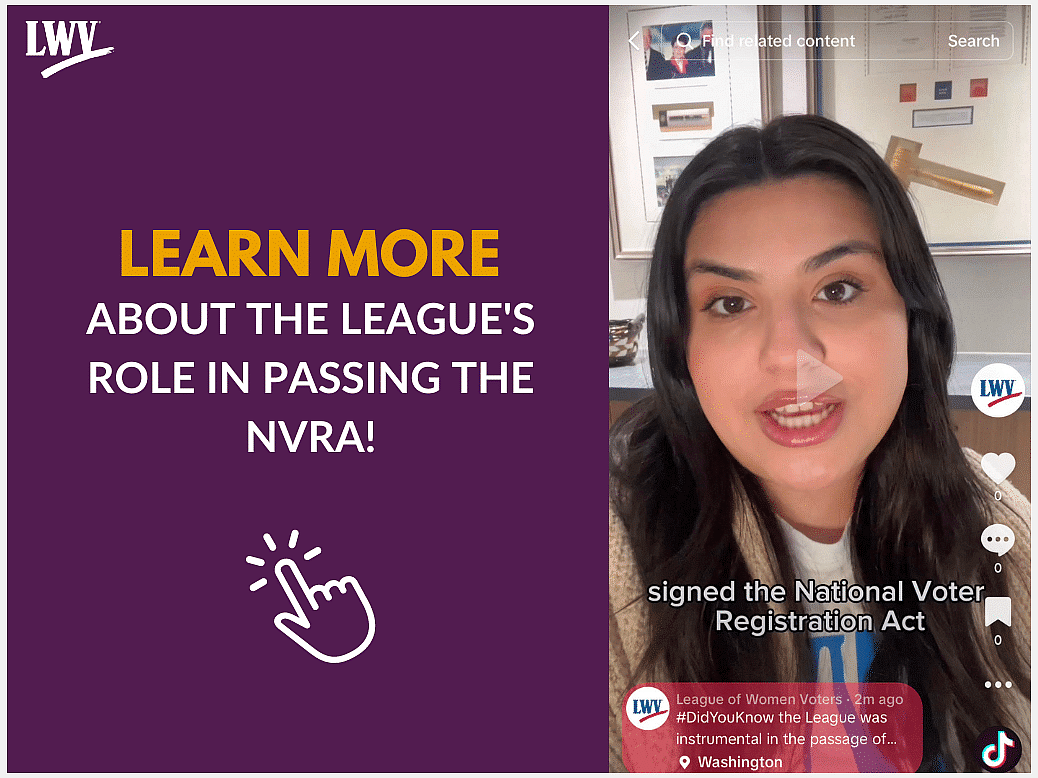 🏅 LWV's Fight for the NVRA  action