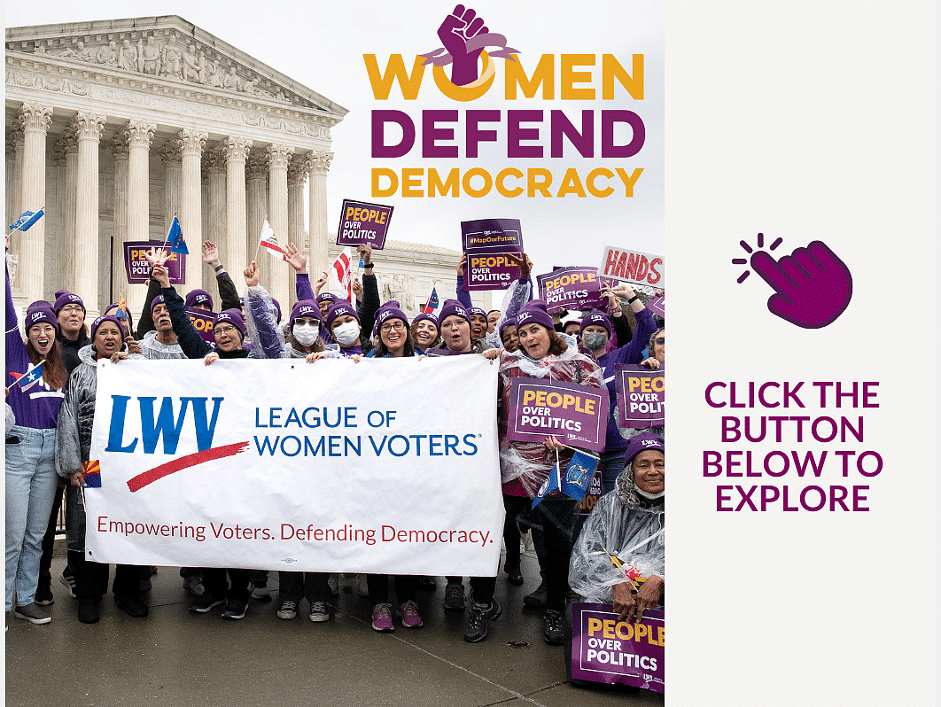 Women Defend Democracy: Rising to the Challenge action