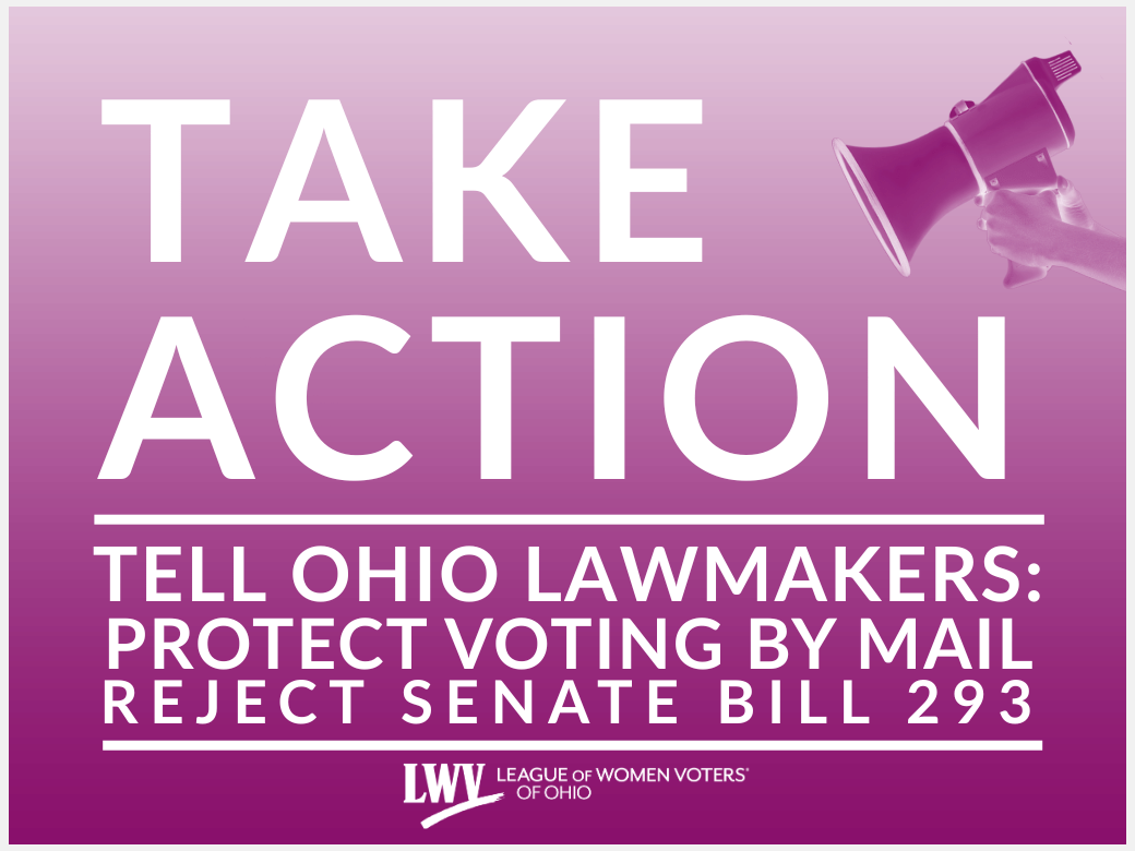 Protect mail-in voting and fight SB 293 action