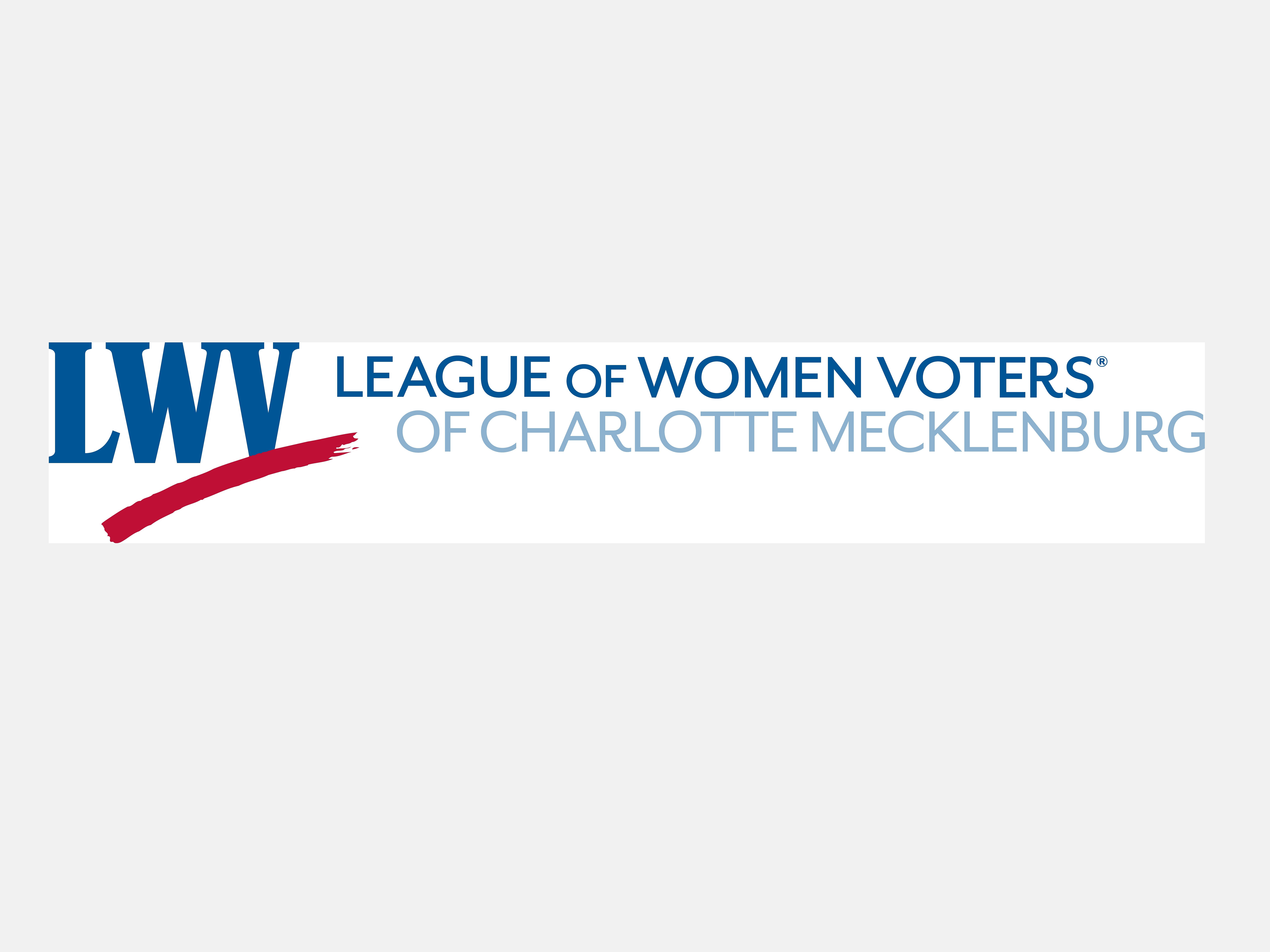 League of Women Voters of Charlotte Mecklenburg logo