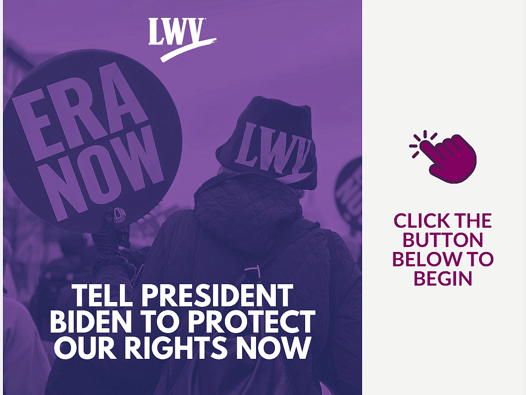 Tell President Biden to publish the ERA now! action