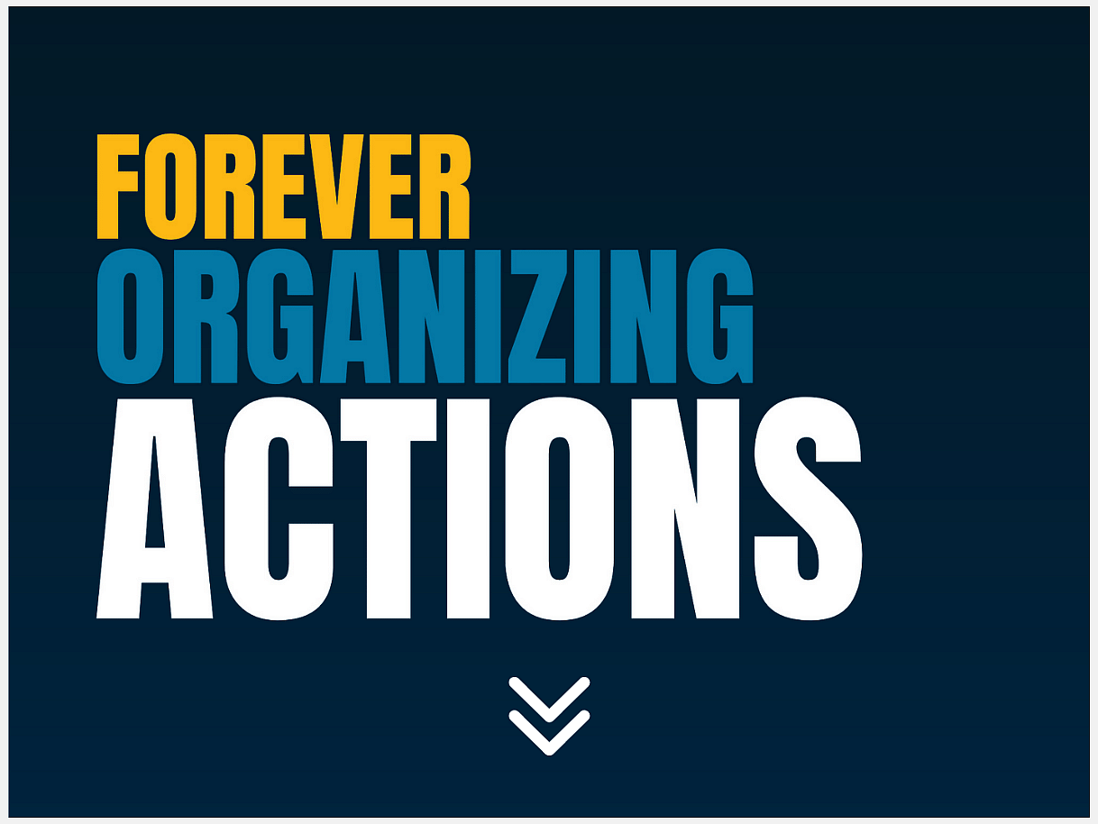 Sign Up for Our Organizing Actions! action